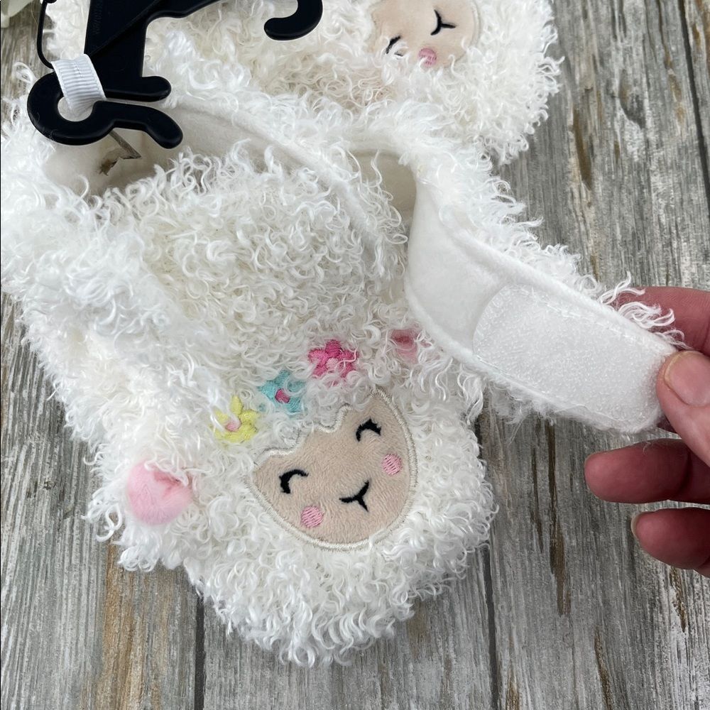 Baby Girls Llama Bootie Slippers Shoes Size 5 - Picture 4 of 6